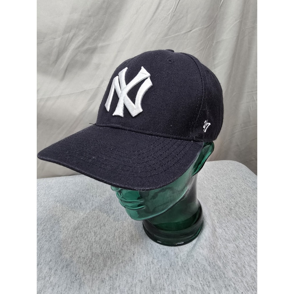 New York Yankees '47 Brand Blue Clean Up Adjustable Dad Hat